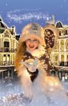 Winterliches Treiben im Phantasialand