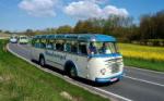 Historische Omnibusse rollen durch Sinsheim und Speyer